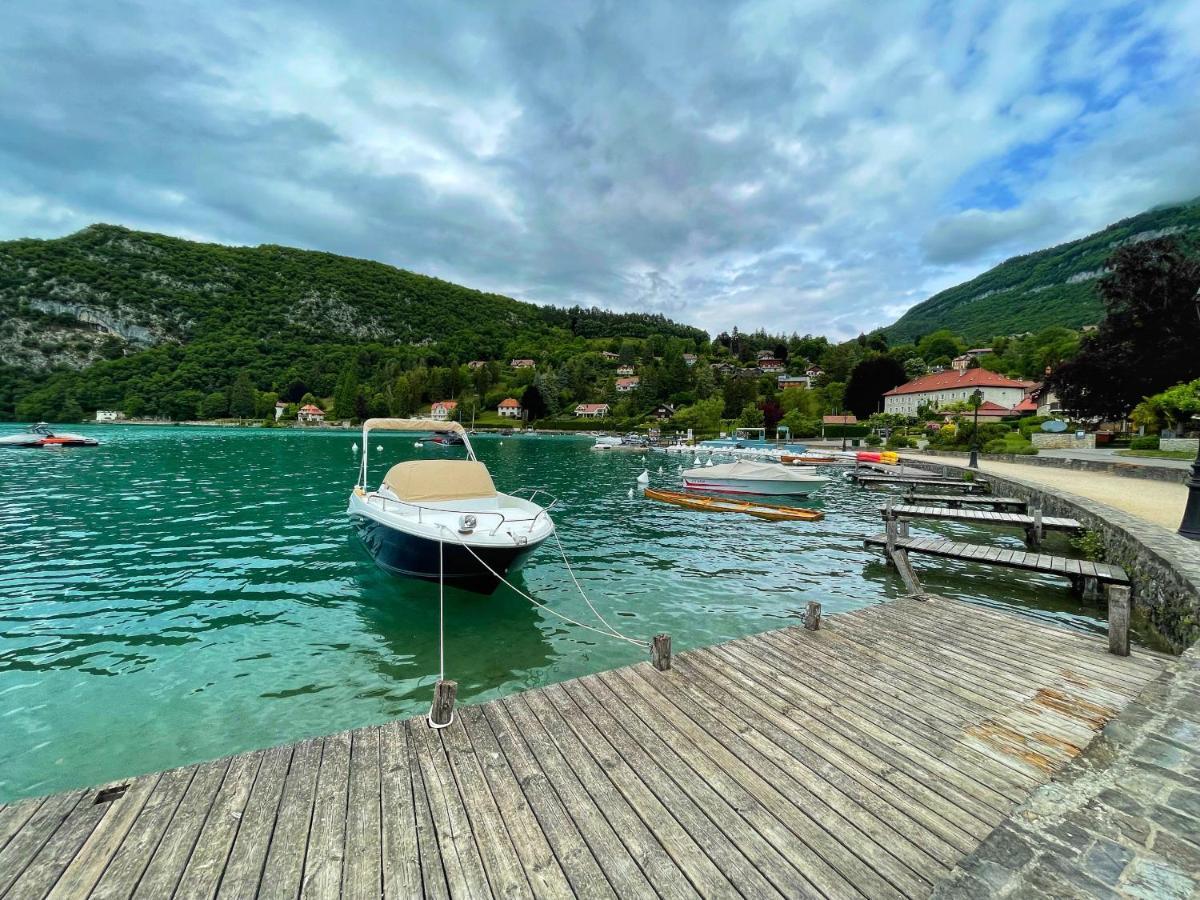 Reflet Bleu Du Lac D'Annecy 3 Etoiles - Face Au Lac, Parking Gratuit, Paddle Board Doussard Esterno foto